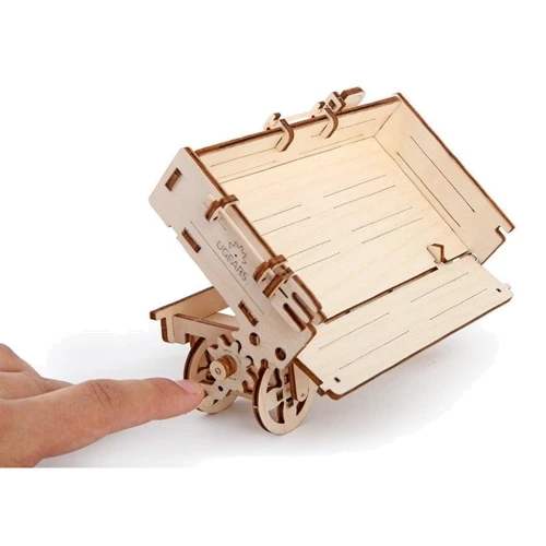 Механічний 3D пазл UGEARS "Причіп до тактору" (70006): Вид наука і техніка