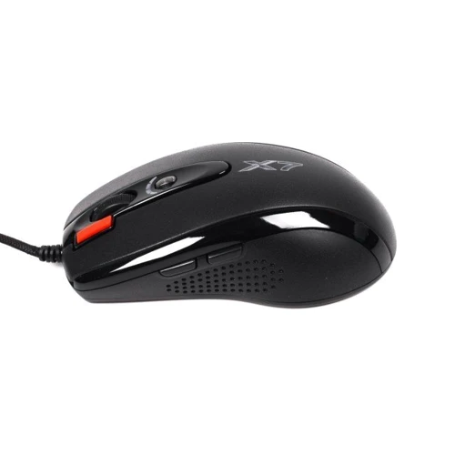 Мышь A4tech X-718BK black: Интерфейс подключения проводная USB