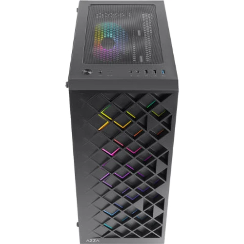 Корпус AZZA Spectra Black (CSAZ-280B): Форм-фактор материнської плати ATX/MicroATX/Mini-ITX