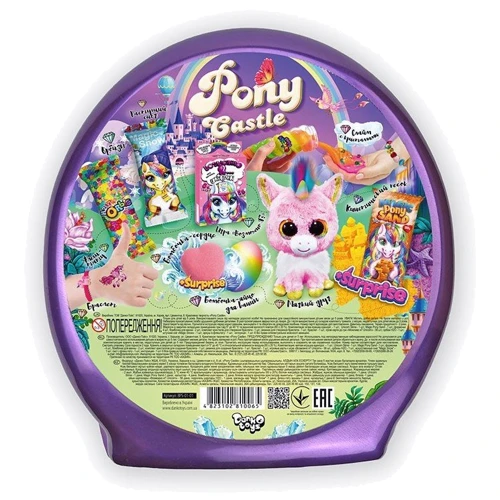 Набор для творчества Danko Toys 12в1 Pony Castle