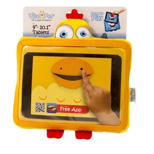 М'яка іграшка Курча Санні, чохол для планшетів 9 - 10,1 дюймів, жовта, (в блістері)