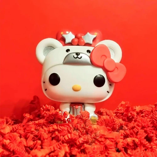 Игровая фигурка FUNKO POP! серии Hello Kitty - Китти в костюме медведя (72075): Серия Hello Kitty