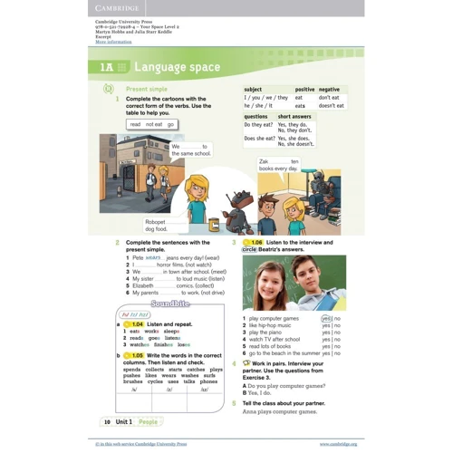 Your Space 2: Student's Book: Обкладинка Мягкая