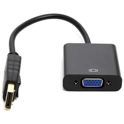 Кабель і перехідник PowerPlant DisplayPort (M) - VGA (F) 0.15 м (CA911875)