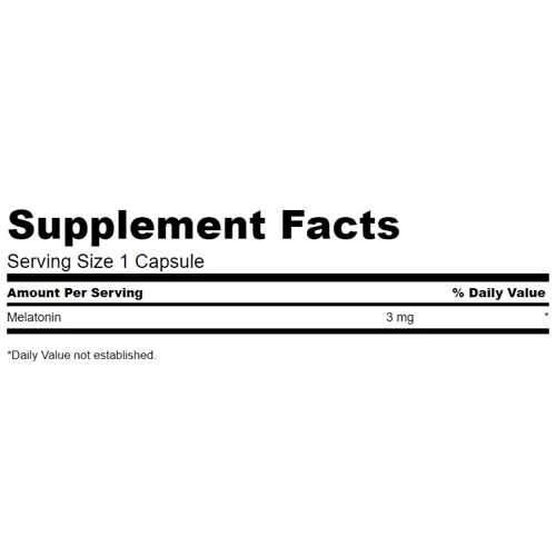 Swanson, Melatonin 3 mg 120 caps (SWA-01502): Форма выпуска Капсулы