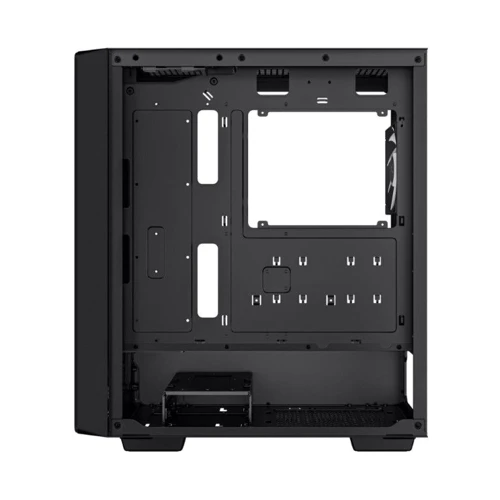 Корпус Deepcool CC560 V2 Black: Материал передней панели пластик и металл