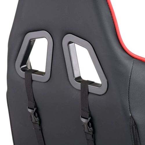 Кресло геймерское Special4You ExtremeRace black/red/white with footrest (E6460) фото 8