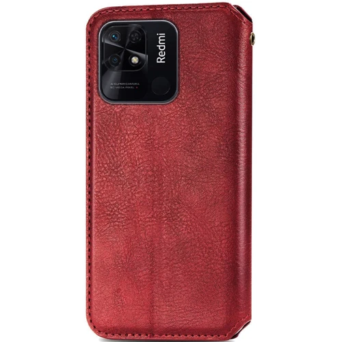 Аксессуар для смартфона Mobile Case Getman Cubic Red for Xiaomi Redmi 10A: Материал искусcтвенная кожа и термополиуретан