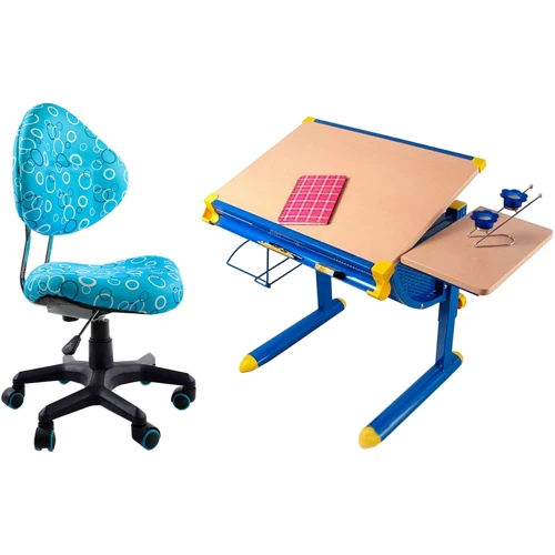 Комплект Mealux Evo-kids Школьник Blue (BD-1122 Beech + Y-520 BO): undefined undefined