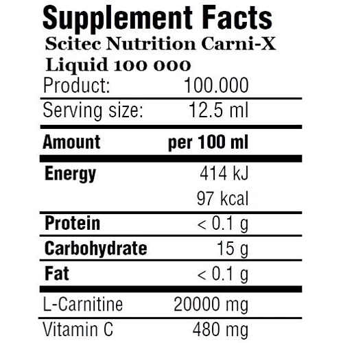 Жиросжигатель Scitec Nutrition Liquid Carni-X 100 000 500 ml /40 servings/ Cactus Fig Pineapple: Стать унісекс