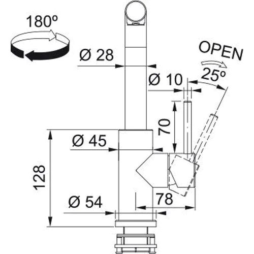 Смеситель для кухни Franke Glenda (115.0706.985)