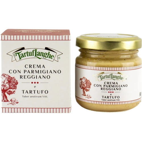 Сирний крем із пармезану з трюфелем Tartuflanghe Crema con Parmigiano Reggiano e Tartufo 90 г (8010939402587)