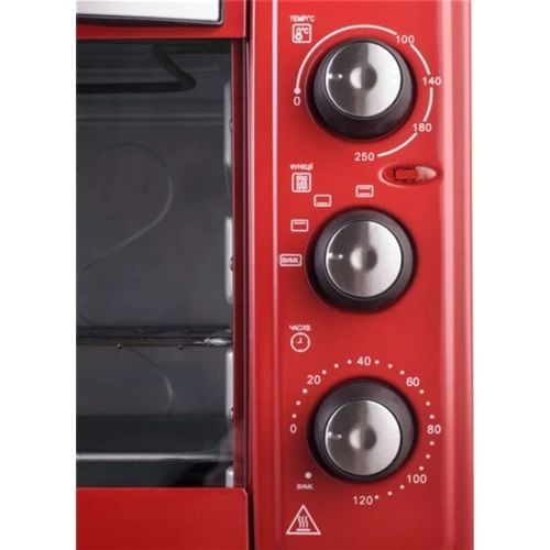 Електрична духовка настільна ViLgrand VEO523 red фото 5