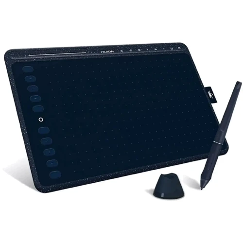 Графічний планшет Huion HS611 black, 10.1X6.35", 5080 LPI, 8192 рівнів: Робоча поверхня 258х162 мм