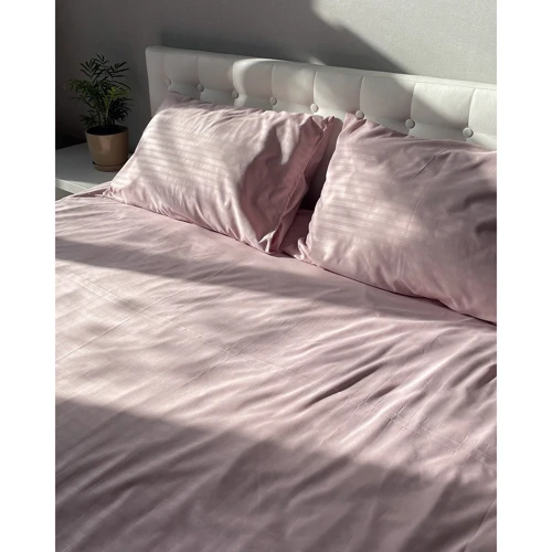 Комплект постельного белья Emily Fiber Roze Stripe микрофибра евро (94031157): Размер евро