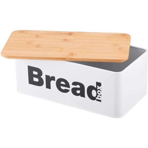 Хлебница Ardesto Midori 33х18х13 см металл бамбук Белый (AR0912WB)