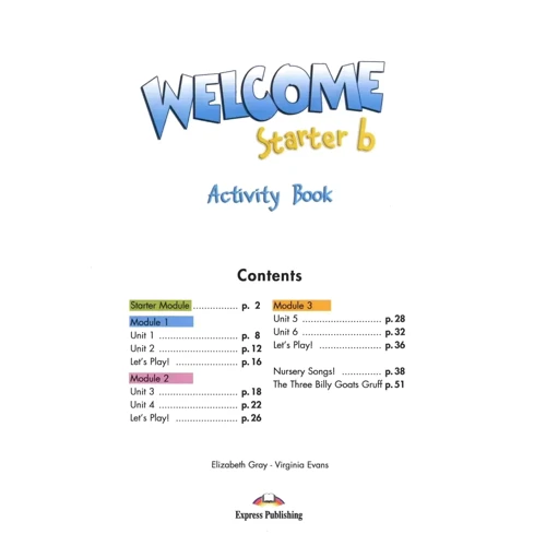 Welcome Starter b: Activity Book: Кількість сторінок 56
