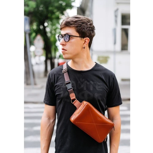 Сумка поясна BlankNote DROPBAG MAXI (коньяк) коричнева (BN-BAG-20-k): Країна виробник Україна
