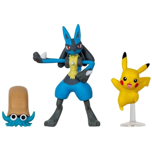 Набор игровых фигурок Pokemon W17 - Оманайт, Пикачу, Лукарио (PKW3054): Тип Набор игровых фигурок