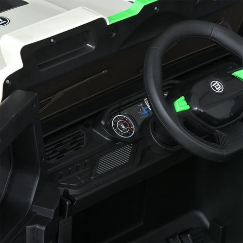 Дитячий електромобіль Bambi Racer Позашляховик білий (M 5845EBLR-1)