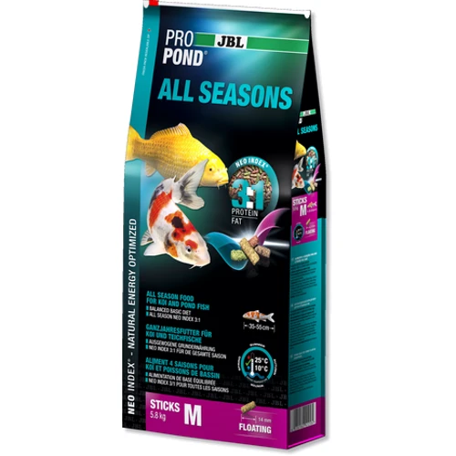 Корм JBL Propond All Seasons M для прудовых рыб 5.8 кг (4014162412584)