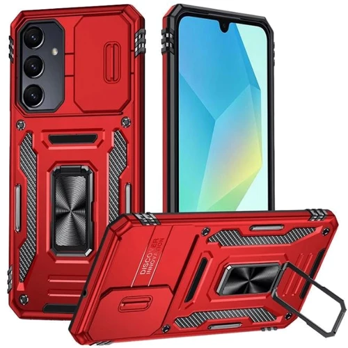 Чехол для телефонов Mobile Case Camshield Army Ring Red for Samsung A366 Galaxy A36 5G / A566 Galaxy A56 5G