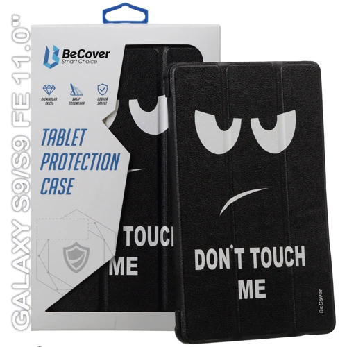 Аксессуар для планшетных ПК BeCover Smart Case Don’t Touch for Samsung X710 Galaxy Tab S9 / X510/X516B Galaxy Tab S9 FE (710416): Цвет черный
