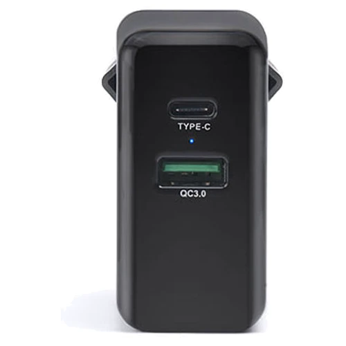 Зарядное устройство REAL-EL Wall Charger USB-C+USB CH-350 Black (EL123160017): Сила тока 2.4А и более
