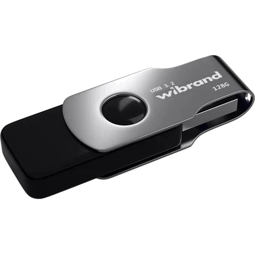 USB-флешка Wibrand 128GB Lizard USB 3.2 Gen1 Black (WI3.2/LI128P9B): Стандарт USB USB 3.2