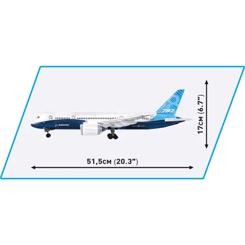 Конструктор Cobi Боинг 787 Дримлайнер 836 шт (COBI-26603): Рекомендуемый возраст от 9 лет