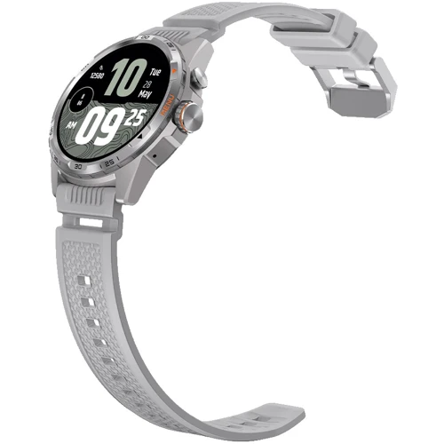 Смарт-часы Mobvoi TicWatch Atlas GPS Silver: Фитнес-функции Альтиметр, Скорость движения, Пульсометр, Шагомер, Пульсоксиметр, GPS-модуль