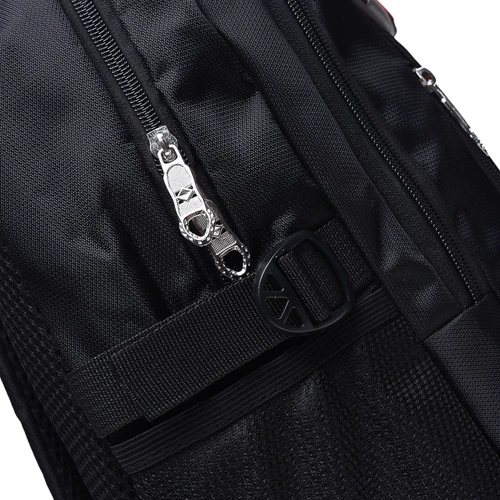 Мужской рюкзак Jumahe черный (brvn638-black): Фактура Тканая, Гладкая, Матовая