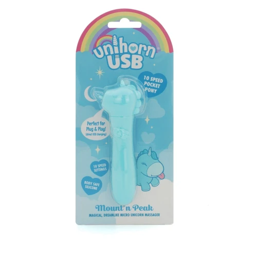 Вібратор-єдиноріжка Unihorn USB Bullet - Mount'n Peak, віброкуля, USB зарядка