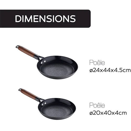 Набір сковорідок MasterPro Odin 20/24 см (BGEU-5110)