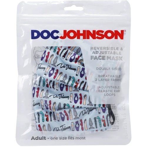 Гігієнічна маска Doc Johnson DJ Reversible and Adjustable face mask