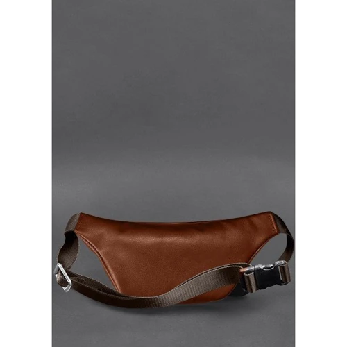 Женская поясная сумка BlankNote Kanny светло-коричневая (BN-BAG-59-k): Фактура Матовая, Гладкая
