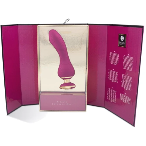 Вибратор для точки G Shunga Sanya Raspberry, гибкий ствол