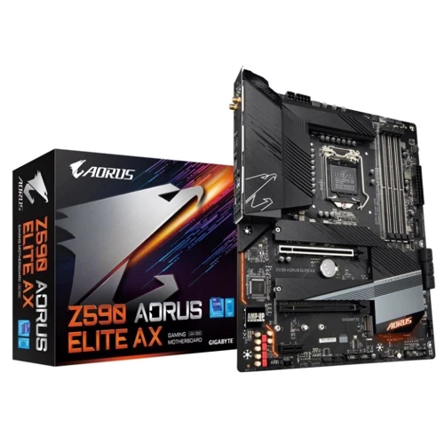 Gigabyte Z590 AORUS ELITE AX: Оперативная память 4xDDR4 3200 МГц, до 128 ГБ