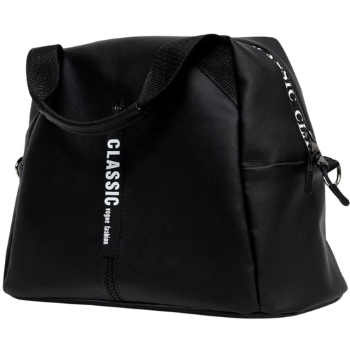 Женская спортивная сумка Sambag Vogue BZT черная (90108001e): Застежка Молния
