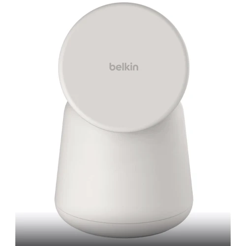 Зарядное устройство Belkin Wireless Charger Base Station MagSafe 15W Sand Mass (WIZ020VFH37) for iPhone 16 I 15 I 14 I 13 I 12 series and Apple Watch: Тип беспроводное