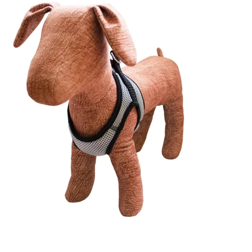 Нагрудник Lucky Pet из сетки двойной №3 33-35х37-39 см серый (219967): Производитель Lucky Pet