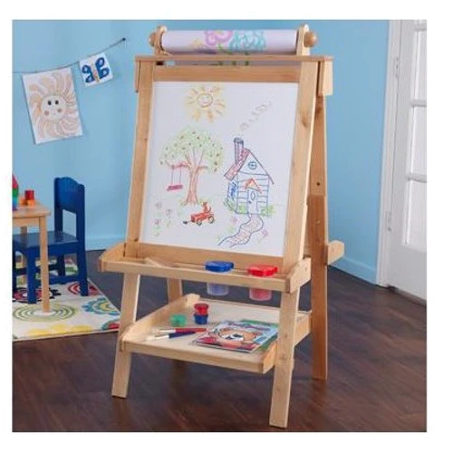 Доска для рисования KidKraft Deluxe Wooden Easel - Natural (62005)