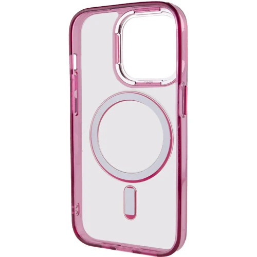 Чехол для iPhone Epik TPU Iris with MagSafe Burgundy for iPhone 14: Материалы Силикон