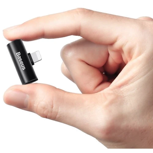 Адаптер Baseus Adapter L46 Lightning to 2xLightning Black (CAL46-01) фото 7