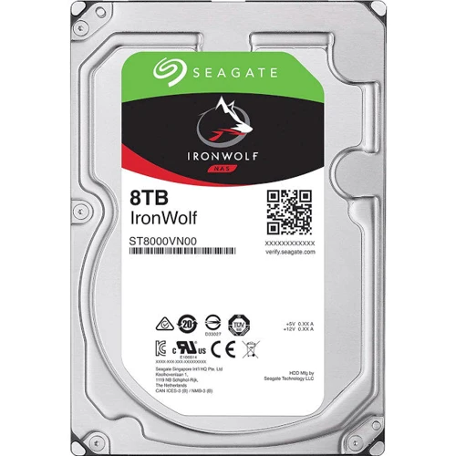 Внутренний жесткий диск Seagate IronWolf 8TB (ST8000VN004)