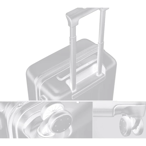 Валіза RunMi Xiaomi Ninetygo PC Luggage 20 червоний (6972619238713): Кількість коліс 4