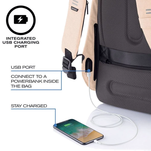 XD Design Bobby Hero Spring Anti-Theft backpack Peach (P705.764) for MacBook Pro 13" фото 10