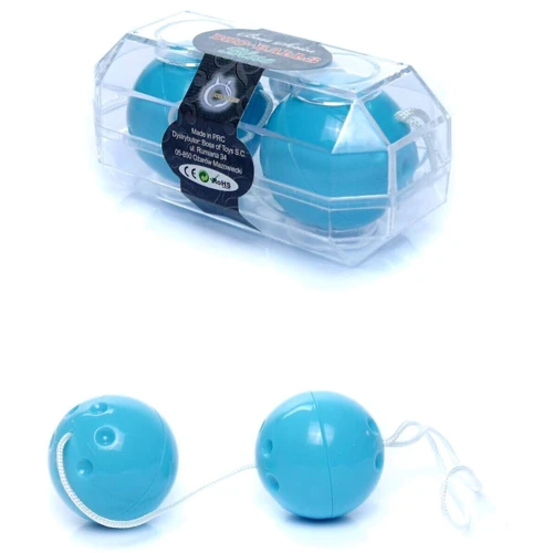 Вагинальные шарики Duo balls Blue, BS6700024