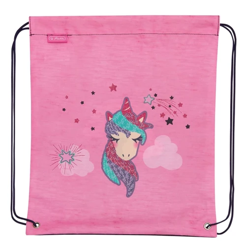 Сумка для взуття Herlitz Unicorn Єдиноріг рожева (50026432U): Стать для дівчаток