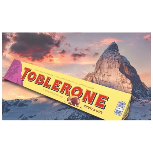 Шоколад Toblerone Fruit&Nut 100 гр (DL14906): Умови зберігання в сухом месте, вдали от солнечных лучей